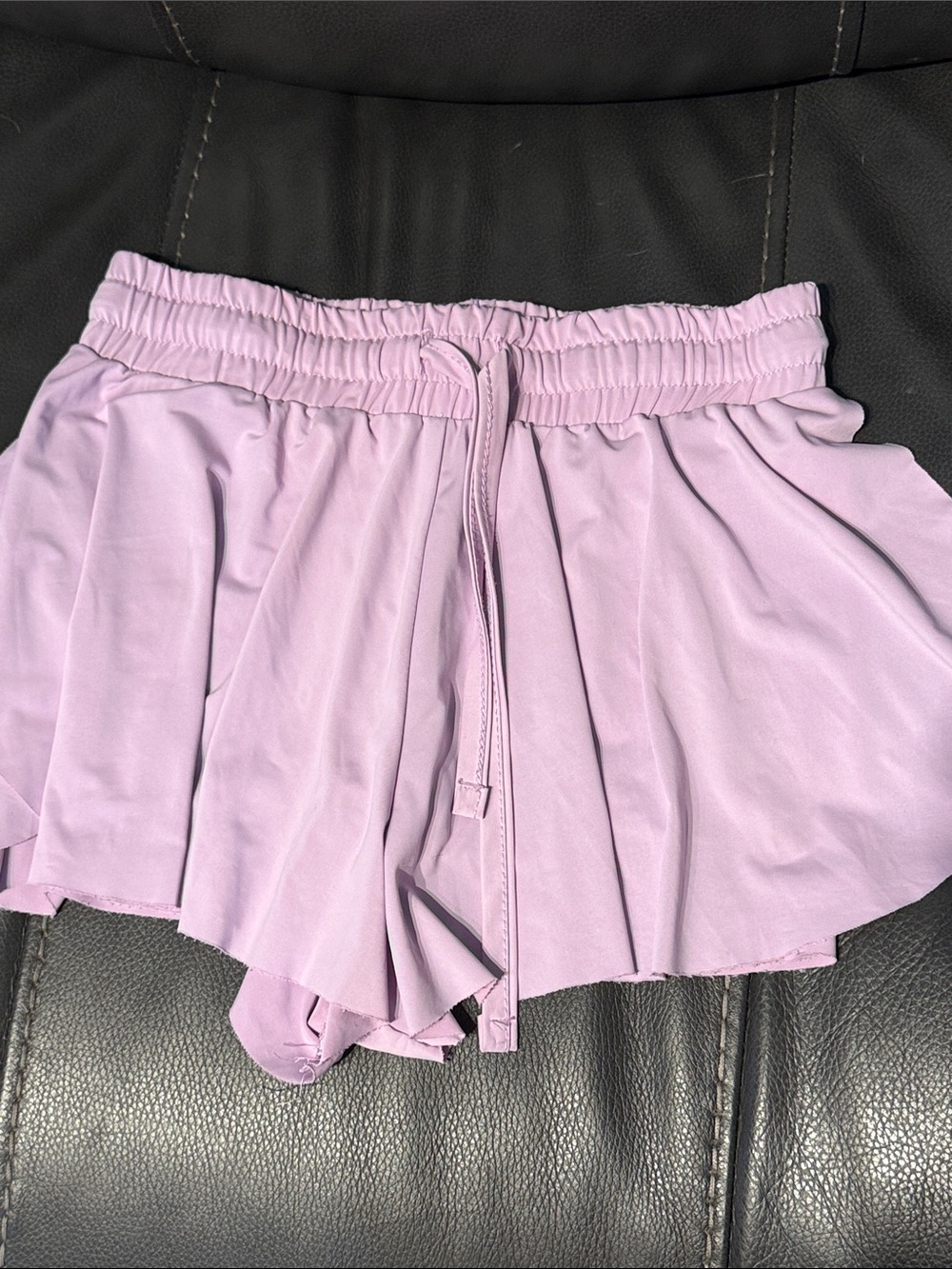 btween Lavender Elastic-Waist Girls active Shorts size 10